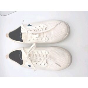 Vessi Women's Weekend Waterproof Sneakers | Cream White Knit | Size 6